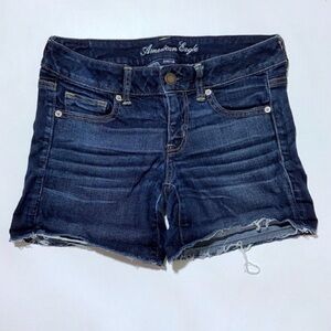 American Eagle stretch jean shorts